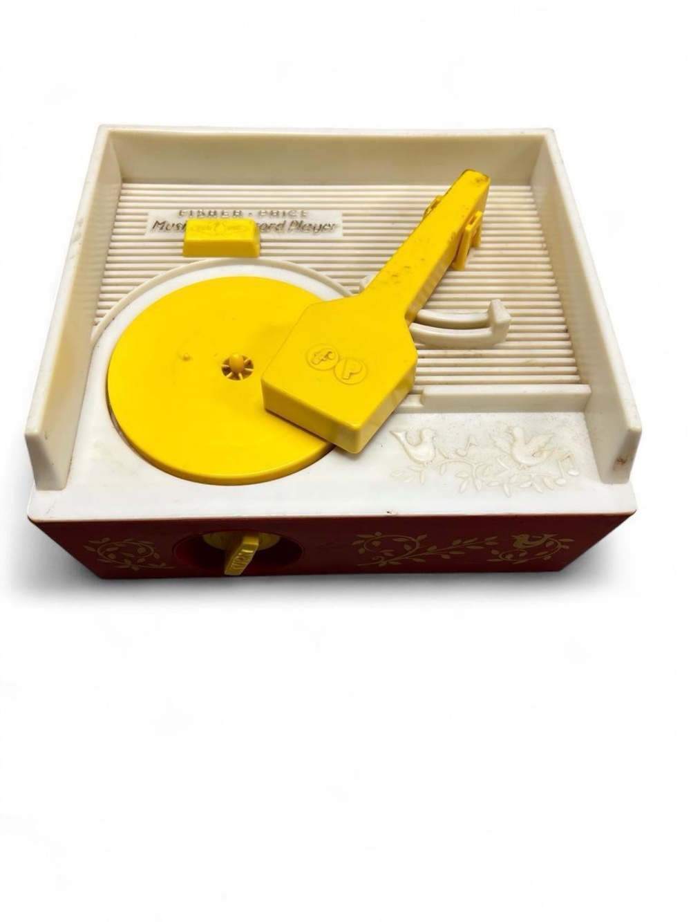 Vintage 1970’s Fisher-Price Wind Up Music Box Record Player